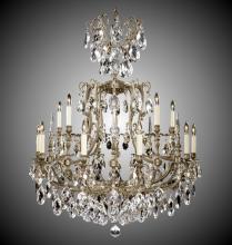American Brass & Crystal CH7028-A-01G-PI - 15 Light Chandelier